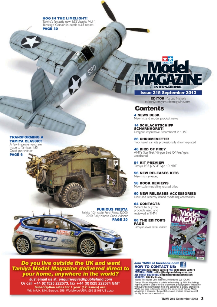 Tamiya Model Magazine 215 (2013-09)